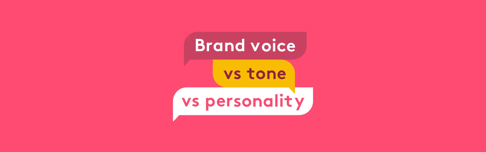 Brand voice vs tone vs personality