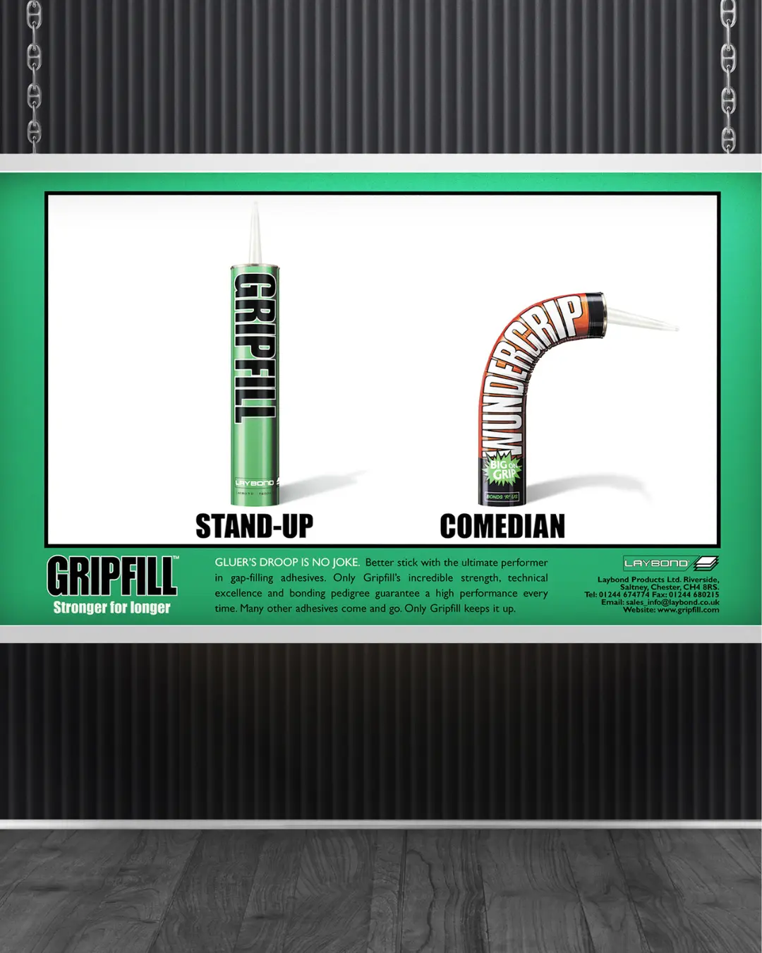 Gripfill billboard advertising