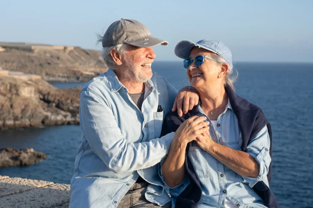 Retired Couple on Holiday