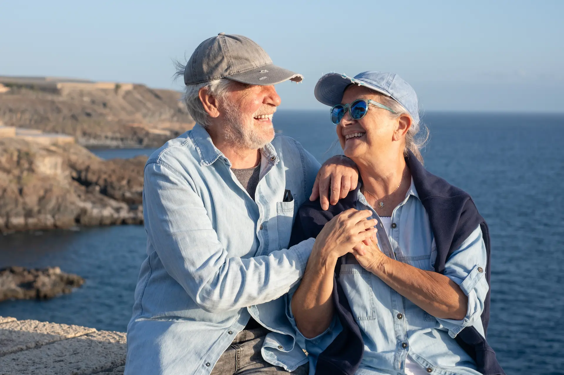 Retired Couple on Holiday