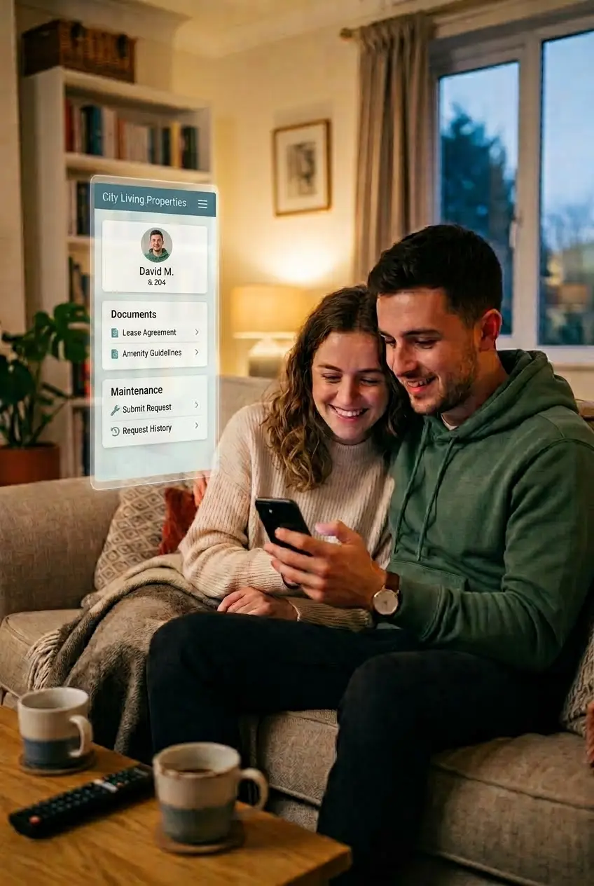 Couple on an app